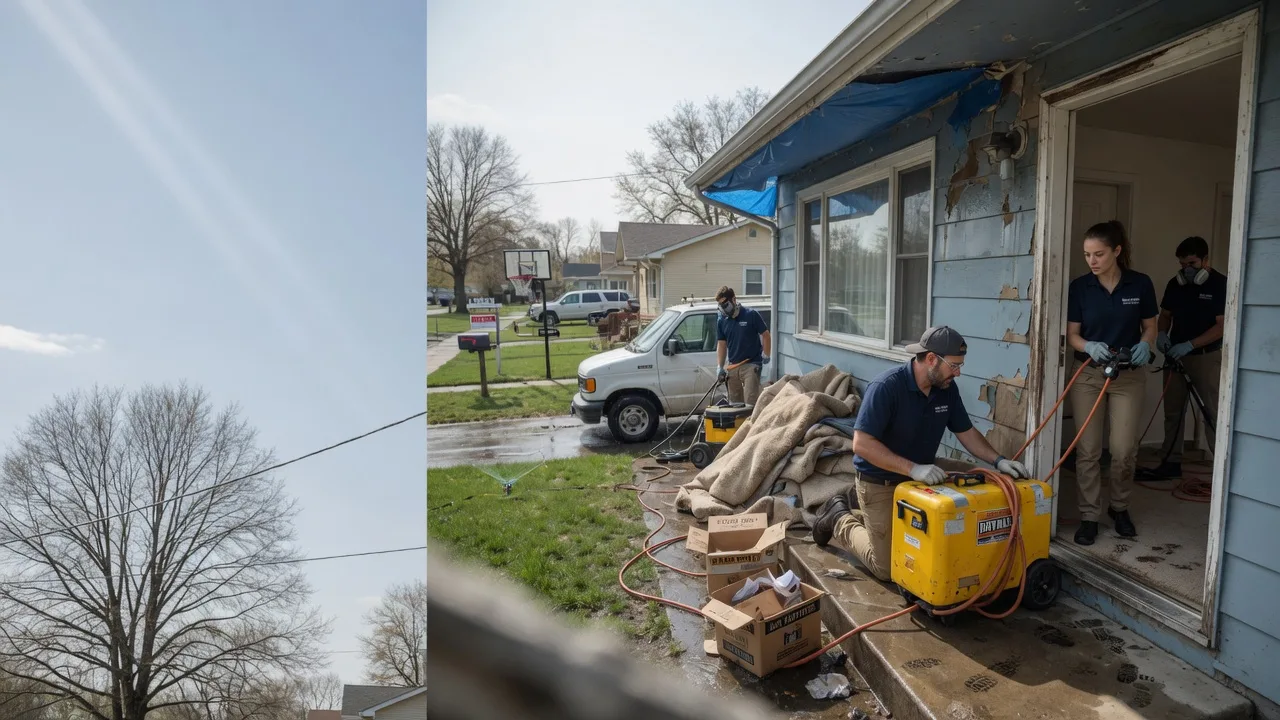 Basement Flood Cleanup in Castlewood, SD near me